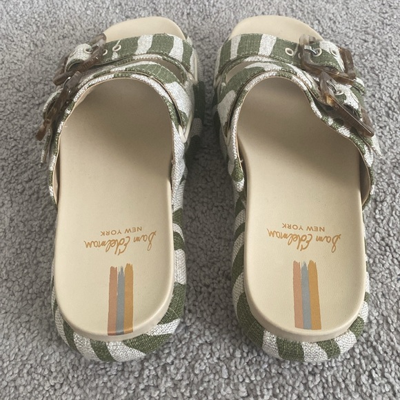 New Sam Edelman Kenzie Canvas Sandals Sz 7 - Picture 5 of 7